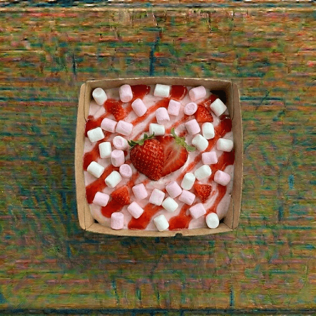 Tiramisù fraises et guimauves